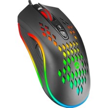 TeknoKapsül SM-G07 Metafor USB Siyah 800/1600/3200/4800/6400 Dpı Rgb Gaming Mouse
