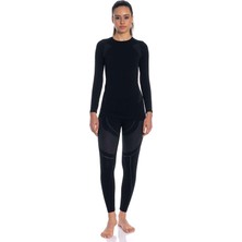 Esplendor Thermoform Extreme Kadın Seamless Termal Uzun Kollu Içlik Seti, Siyah, S/m