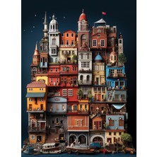 Odea Anatolian Puzzle - Balat / 1000 Parça Puzzle, #1157