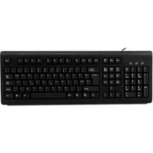 TeknoKapsül KB-1002 F USB Sıyah Standart Klavye