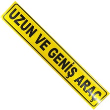 Esplendor BADEM10 Uzun ve Geniş Araç Yazısı Reflektörlü Fosforlu Şerit Bant 9 cm x 50 cm