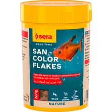 Esplendor Sera San Color Flakes Akvaryum Balık Renk Yemi Pul 100 ml 22 gr