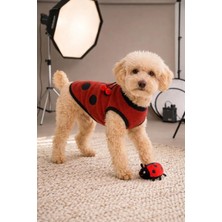 Esplendor Monopetz Köpek ve Kedi Kıyafeti Uğur Böceği Desenli, Xl, UGURBOCEGI01, Kırmızı