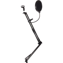 Esplendor Lastvoice NB40 Pro Mikrofon Standı + Ps-01 Pop Filter (50X50 Büyük Boy)