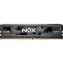Esplendor Apacer Nox 16GB 5600MHZ Ddr5 Gamıng Ram AH5U16G56C522MBAA-1