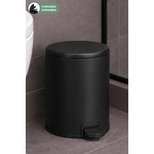 Esplendor Cigo 3 Lt Banyo Mutfak Ofis Çelik Çöp Kovası - Mat Siyah