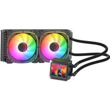 Esplendor Gamepower Skadi Elite LCD 240 Argb 240MM Sıvı Işlemci Soğutucu Am5 ve LGA1700 Uyumlu