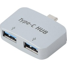 Esplendor 4493 Type C To USB 3.0 2 Port Hub 3.1 Çevirici Dönüştürücü Çoklayıcı Çoğaltıcı