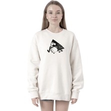 Esplendor Tshirthane Monogatari Anime Suruga Monkey Symbol Beyaz Kadın 2ip Sweatshirt P22029S8180, Xs
