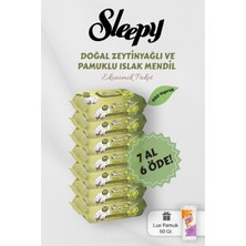 Esplendor Sleepy 90' Lı Zeytinyağlı Pamuklu Bebek Mendili 7 Al 6 Öde Hediyeli