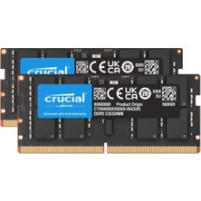Esplendor Crucial 32GB (2X16) 6400MHZ CL52 Ddr5 Dizüstü Bilgisayar Ram CT2K16G64C52CS5