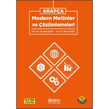 Akdem Yayınları Arapça Modern Metinler ve Çözümlemeleri