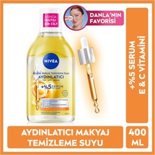 TeknoKapsül Makyaj Temizleme Suyu - Normal ve Hassas Ciltler Için Besleyici Etki, C Vitamini ile Zenginleştirilmiştir, 400 ml