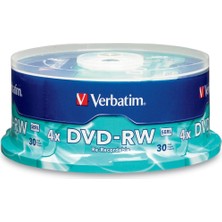 Esplendor Verbatim Dvd-Rw 95179 Boş Diskler (4,7 Gb, 4 x Yazılabilir, 30 Adet Mil)