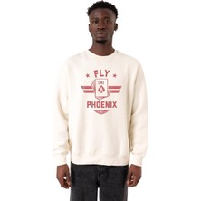 Esplendor Tshirthane Top Gun Maverick Fly Like A Phoenix Ekru Erkek 2ip Sweatshirt P19952S6591, M