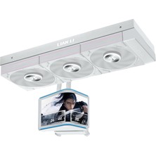 Esplendor Lian Li Hydroshift Iı OLED Kavisli 360 Unı Fan P28 Aio Sıvı Soğutucu, 360 Mm, OLED Ekran, P28 Beyaz