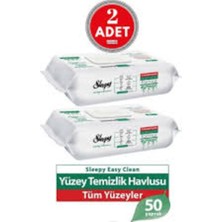 Esplendor Sleepy 2`li Easy Clean 50'li Yüzey Temizlik Havlusu