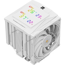 Esplendor Thermalright Royal Knight 120 Digital White TL-H12W-X28 120MM 6 x 6mm Isı Borulu Intel-Amd Uyumlu Hava Soğutucu