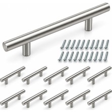Esplendor Paslanmaz Metal Kulp, Inox Dolap Çekmece Mobilya Kulbu, Tv Ünitesi Yatak Odası Vestiyer Mutfak Için (160 Mm, Adet, 10)