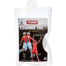 Esplendor Unique Unisex – Yetişkin Tenis Tutma Bantları Tourna Tac Beyaz 10'lu, Tek Beden