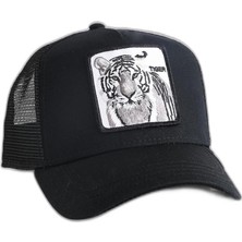 Esplendor Goorin Bros 101-0392 The White Tiger Pamuklu Animal Desenli Şapka Unisex Şapka 1010392