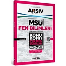 Marka Yayınları Msü Fen Bilimleri Konu Konu Çıkmış Sorular Son 7 Yıl