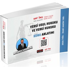 Savaş Yayınevi Iyös Idari Hakim Yardımcılığı Vergi Usul Hukuku ve Vergi Hukuku Konu Anlatımı