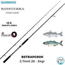 Esplendor Shimano Bassterra A 90H Power Game 2.74MT 28-84GR (2p) Spin Kamış