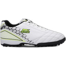 Esplendor Slazenger Danger I Hs Erkek Çocuk Halı Saha Beyaz / Yeşil Futbol Ayakkabısı