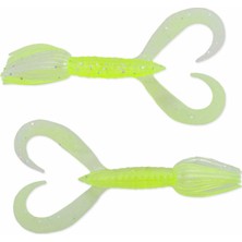 Esplendor Keitech Little Spider 3" #484T Chartreuse Shad Silikon Yem