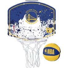 Esplendor Wilson Mini-Basketballkorb Nba Team Mını Hoop, Golden State Warrıors, Kunststoff