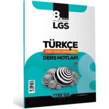 Marka Yayınları 2025 Lgs Odak Noktası Türkçe Özet Konu Anlatımı
