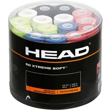 Esplendor Head Unisex Xtremesofttm Head Extreme Soft Raket Overgrip 60'lı Paket Çeşitli Kavanoz Tenis Raketi Kavrama Bandı, Çok Renkli - Çok Renkli, Tek Beden Abd