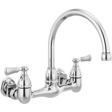 Esplendor Peerless P2765LF Elmhurst Iki Saplı Mutfak Bataryası Duvara Montaj, Krom