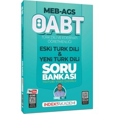 İndeks Akademi Yayıncılık 2026 Öabt Meb-Ags Türk Dili ve Edebiyatı Eski Türk Dili ve Yeni Türk Dili Soru Bankası Youtube Video Çözümlü