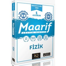 IQ Yayınları 1. Oturum Maarif Fizik Eğitim Serisi