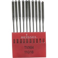 Esplendor Beıssel TVX64 Sanayi Tipi Overlok Makinesi Iğnesi 18/110 Numara Ses Uçlu 10 Adet (1 Paket)