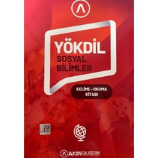 Akın Dil Eğitim Yökdil Sosyal Bilgiler Kelime Okuma Kitabı