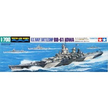 Esplendor Tamiya 300031616 – Wl Us Savaş Gemisi Bb-61 Iowa, Askeri-Montaj Seti 1: 700