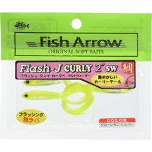 Esplendor Fish Arrow Flash-J Curly Sw 2" (5 Adet/paket) #137 Glow Lemon/silver Olta
