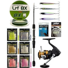 Esplendor Yekoutdoor Arrow Worm Lrf Seti Okuma LRF-TELE-706UL 212CM 1-8 gr Lrf Kamışı&shimano Makina Fx 2500 Fc