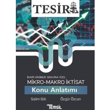 Temsil Kitap Idari Hakimlik Sınavına Özel / Tesir Mikro - Makro Iktisat Konu Anlatımı