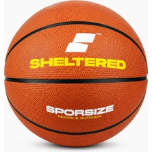 Esplendor Sporsize Kauçuk Basketbol Topu Outdoor - Dış Alan (Kahverengi, 7 Numara)