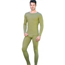 Esplendor Tutku 1 Adet Haki Renk Termal Alt Üst Takım Yeşil 2xl/3xl