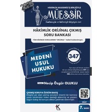 Kuram Kitap Müessir Medeni Usul Hukuku Soru Bankası