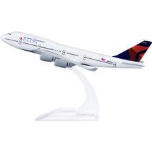 Esplendor 24-Hours Delta Boeing 747 Uçak Modeli Alaşım Metal Uçak Modelleri Die-Cast 1:400
