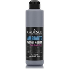 Esplendor Cadence Ambiante Water Resist Mat Akrilik Boya, Koyu Gri, 250ML + Katalizör 10GR