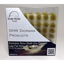 Esplendor Scale Model World Statik Çim Öbeği 4,5 mm Sonbahar Sonu (84 Adet)