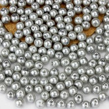 Esplendor Benim Marifetlerim - Gümüş Delikli Inci Boncuk 12 mm 10 Gram