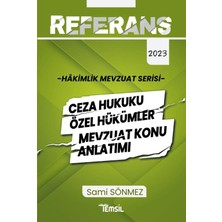 Temsil Kitap Hakimlik Ceza Hukuku Özel Hükümler Mevzuat Konu Anlatımı
